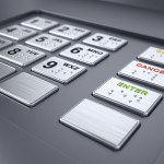 ATM machine keypad numbers